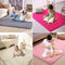 PAGISOFE Soft Girls Room Rug Baby Nursery Decor Kids Room Carpet 4' x 5.3',Pink