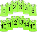 Unlimited Potential Nylon Mesh Scrimmage Team Practice Vests Pinnies Jerseys Bibs for Children Youth Sports Basketball, Soccer, Football, Volleyball (Pack of 12)