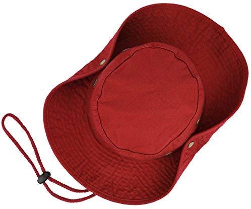 Summer Bucket Cap, Sun Hat Chinstrap, Outdoor Hunting Fishing Safari Boonie Hat