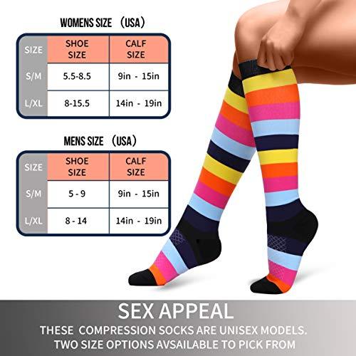 Compression Socks for Women and Men-Best Medical,for Running,Athletic,Circulation & Recovery