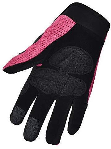 Street Bike Full Finger Motorcycle Gloves 09 (Large, black)