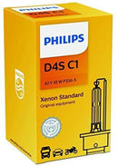 Philips D3S Standard Authentic Xenon HID Headlight Bulb, 1 Pack