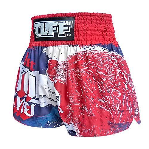 Tuff Boxing Sport Muay Thai Shorts Trunks Kick Martial Aart Training Gym Clothing