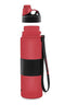 Nomader Collapsible Water Bottle - Leak Proof Twist Cap - BPA Free, 22 oz