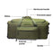 ARMYCAMOUSA Military Tactical Wheeled Deployment Trolley Duffel Bag Heavy-Duty Camping Hiking Running Trekking