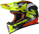 LS2 Helmets Motorcycle & Powersports Helmet's Off-Road Fast Mini V2 (Strong Red Blue, Medium)