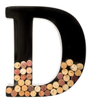 Wine Cork Holder - Metal Monogram Letter (M) by Will's