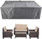 Patio Furniture Set Cover Outdoor Sectional Sofa Set Covers Outdoor Table and Chair Set Covers Water Resistant Heavy Duty 128" L x 83" W x 28" H