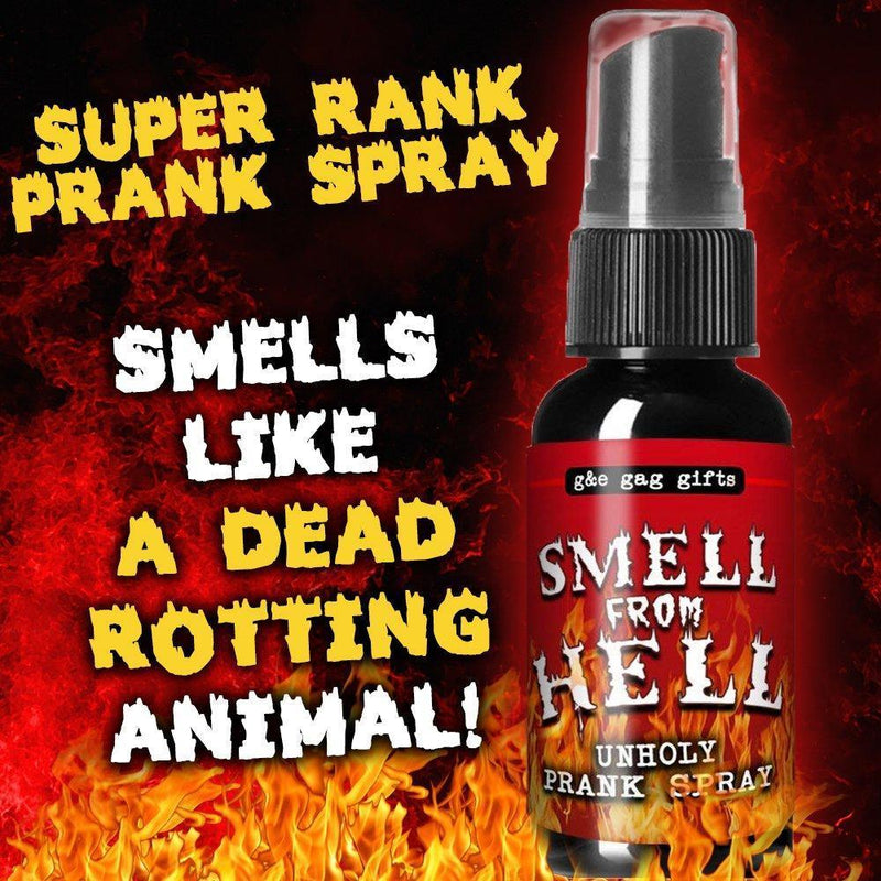 Nasty Smelling 3 Pack - Stinky Ass Fart Spray - Toxic Bomb - Smell from Hell - 1 oz Each - Plus 2 oz Stinky Ass Hand Sanitizer