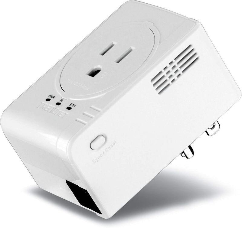 TRENDnet Powerline 1300 AV2 Adapter, IEEE 1905.1 & IEEE 1901, Gigabit Port, Range Up to 300m (984 ft.), TPL-422E