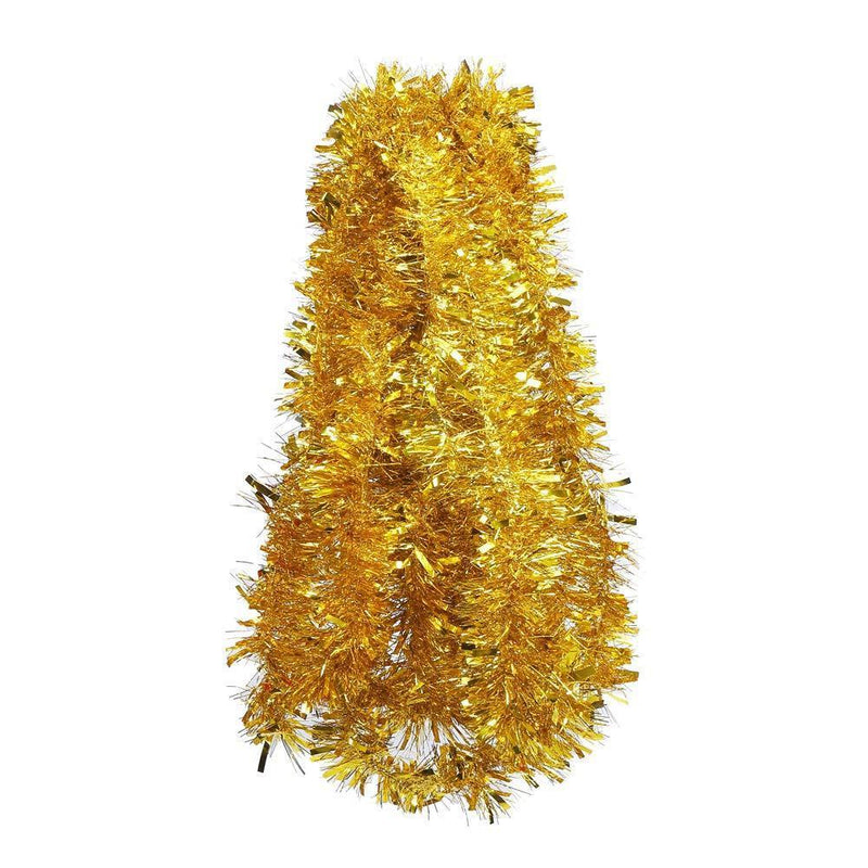 DECORA Silver Tinsel Garland Christmas Tree Decorations Wedding Birthday Party Supplies for 33 FEET Long