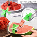 Perfectostore Stainless Steel Watermelon Slicer Cutter Knife Corer Fruit Vegetable Tools Kitchen Gadgets