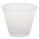 Clear Plastic Cups | 9 oz. 100 Pack | Hard Disposable Cups | Plastic Wine Cups | Plastic Cocktail Glasses | Plastic Drinking Cups | Small Plastic Party Punch Cups | Bulk Party Wedding Tumblers