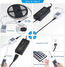 LED Strip Lights 32.8ft, ikelimus 10m RGB Waterproof Self-Adhesive Dimmable LED Light Strips 12Vdc SMD 5050 300 LEDs LED Tape Light with 44-Keys IR Remote Controller for Clubs/Homes/Hotels/Outdoor