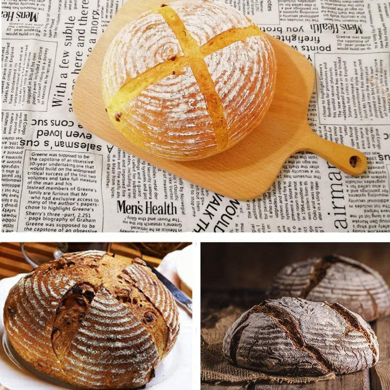 Round Banneton Brotform Bread Dough Proofing Rising Rattan Basket by XUANNIAO