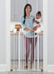 Regalo Easy Step Extra Tall Walk Thru Baby Gate, Includes 4-Inch Extension Kit, 4 Pack of Pressure Mount Kit and 4 Pack Wall Cups and Mounting Kit