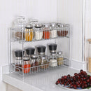 2-Tier Standing Rack EZOWare Kitchen Bathroom Countertop Storage Organizer Shelf Holder Spice Rack