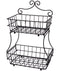 TQVAI Screwless 2 Tier Fruit Bread Basket Display Stand - Upgrade Version