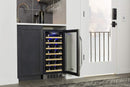 EdgeStar 30 Bottle Built-In Wine Cooler - Stainless Steel/Black