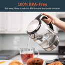 COSORI Electric Kettle(BPA-Free) 1.7 L Water Boiler & Tea Heater with LED Indicator Light,Auto Shut-Off & Boil-Dry Protection, 100% Stainless Steel Inner Lid & Bottom, Borosilicate glass