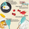 Kitchen Utensil Set Silicone Cooking Utensils, CROSDE 15pcs Kitchen Utensils Set Tools Wooden Handles Spatula Set Cookware Turner Tongs Spatula Spoon Kitchen Gadgets with Holder - Teal