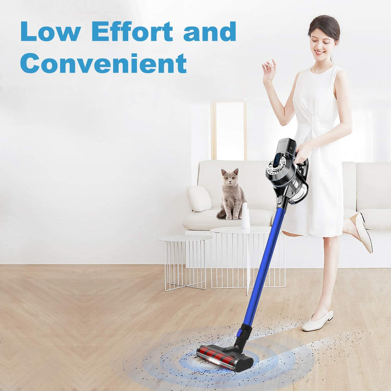 Cordless Vacuum, iDOO 4 in 1 Stick Handheld Vacuum Cleaner with Powerful Suction for Home Hard Floor Carpet Car Pet by  iDOO