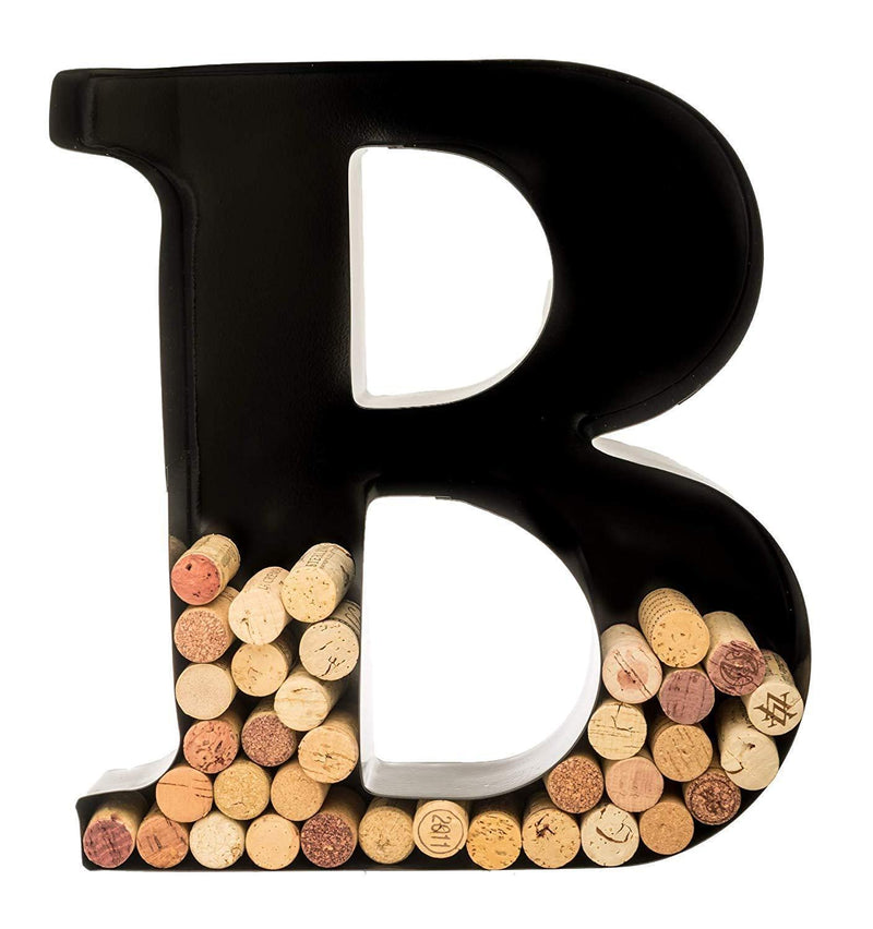Wine Cork Holder - Metal Monogram Letter (M) by Will's