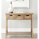 Safavieh American Homes Collection Autumn Vintage Cream 3-Drawer Console Table