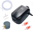 Uniclife Aquarium Air Pump Dual Outlet with Accessories for Up to 100 Gallon Tank