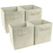 Sorbus Collapsible Storage Bin (Pack of 6)