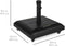 Nature's Blossom 81lb. Heavy Duty Square Concrete Rolling Patio Umbrella Base Stand w/Locking Wheels