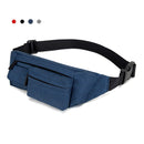 RedSwing Small Fanny Pack for Traveling Hiking Running Walking Outdoor Sports for Men Women, 4 Pockets Waist Pack Fits Most Smartphones, Black/Blue/Grey/Red