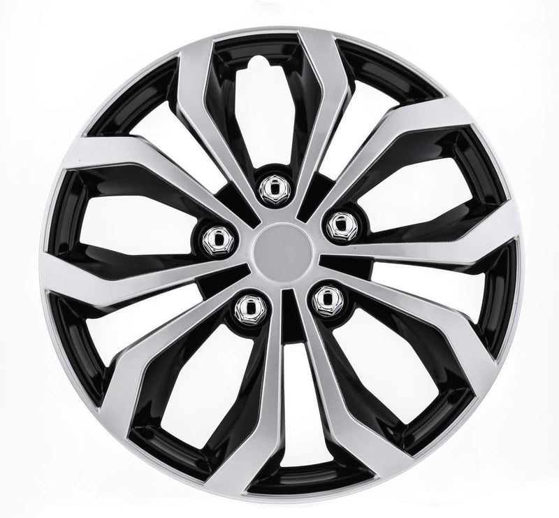 Pilot Automotive WH555-16GM-B Universal Fit Spyder Wheel Cover [Set of 4]