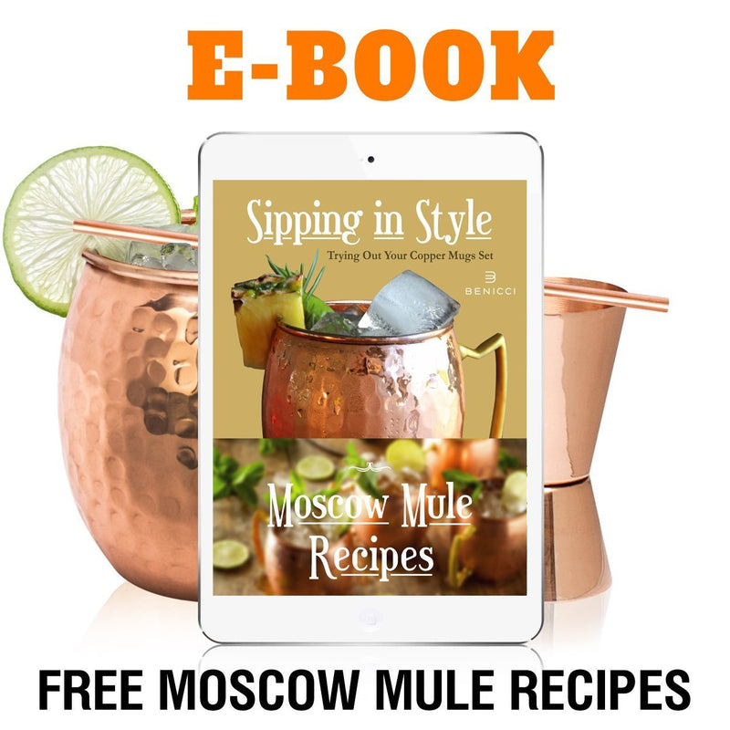 Moscow Mule Copper Mugs - Set of 4-100% HANDCRAFTED - Food Safe Pure Solid Copper Mugs - 16 oz Gift Set with BONUS: Highest Quality Cocktail Copper Straws and Jigger!