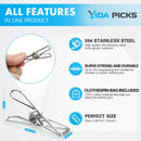 Wire Clothespins Laundry Chip Clips-40 Pack Bulk Clothes Pins with Heavy Duty, Durable Clamp Metal Clothes Pegs Multi-purpose for Outdoor Clothesline by Vida Picks