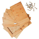 INDRESSME 2-Layer Bamboo Bread Box - Countertop Bread Storage Bin - Large Bread Box for Kitchen Counter with Transparent Window, 15.8"x 12"x 6.7" (SELF ASSEMBLY)