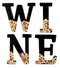 Wine Cork Holder - Metal Monogram Letter (M) by Will's