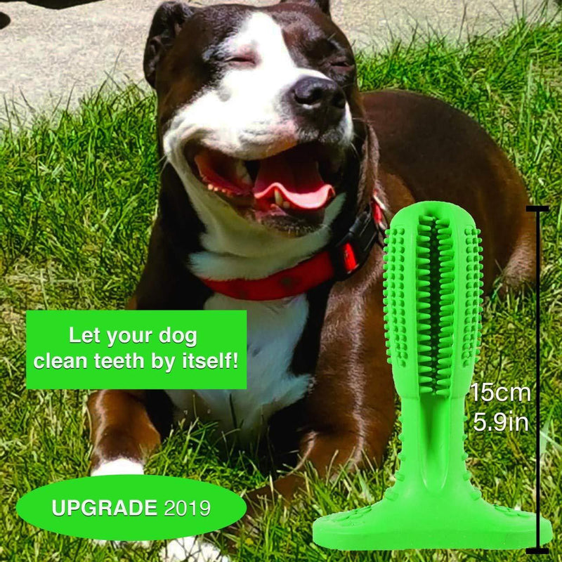 NidaNunu Dog Toothbrush Stick-Dog Tooth Brushing Stick for Dogs Oral Care Dental Care Natural Rubber Non-toxic Dog Pet Chew Toys