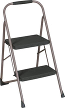 Cosco Two Step Big Step Folding Step Stool with Rubber Hand Grip