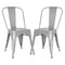 POLY & BARK EM-112-BLK-X4 Trattoria Side Chair in Black (Set of 4)