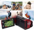 Digital Video Camcorder HD 720P Camera DV Video Recorder 16MP 16x ZOOM 270 Degree 2.7'' TFT LCD Screen Rotation Portable Camcorder by corprit