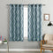 Curtains for Living Room 84 inch Grey Moroccan Tile Linen Blend Grommet Window Treatmenrt Set 2 Panels Bedroom Kitchen