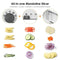 Joho Mandoline Slicer Vegetable Cutter Grater Chopper Julienne Slicer ,Adjustable Slicer Professional Grater with Stainless Steel Blades