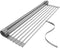 Miligore Roll-up Dish Drying Rack - Large (20" x 13") Multi-Purpose Over the Sink Drainer - Gray