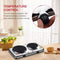 Homeleader Hot Plate for Cooking Electric, Double Burner with Adjustable Temperature Control, 2200W