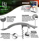 Premium 7 Piece Cocktail Making Set & Bar Shaker Kit by Bar Brat ™ / Free 130 Cocktail Recipe (ebook) Included/Pre-Built Stainless Steel Stand For All Your Bar Pieces