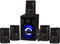 Acoustic Audio Bluetooth 5.1 Speaker System with Sub Light and FM Home Theater 6 Speaker Set