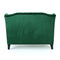 Christopher Knight Home Leah Traditional Tufted Winged Emerald Velvet Loveseat