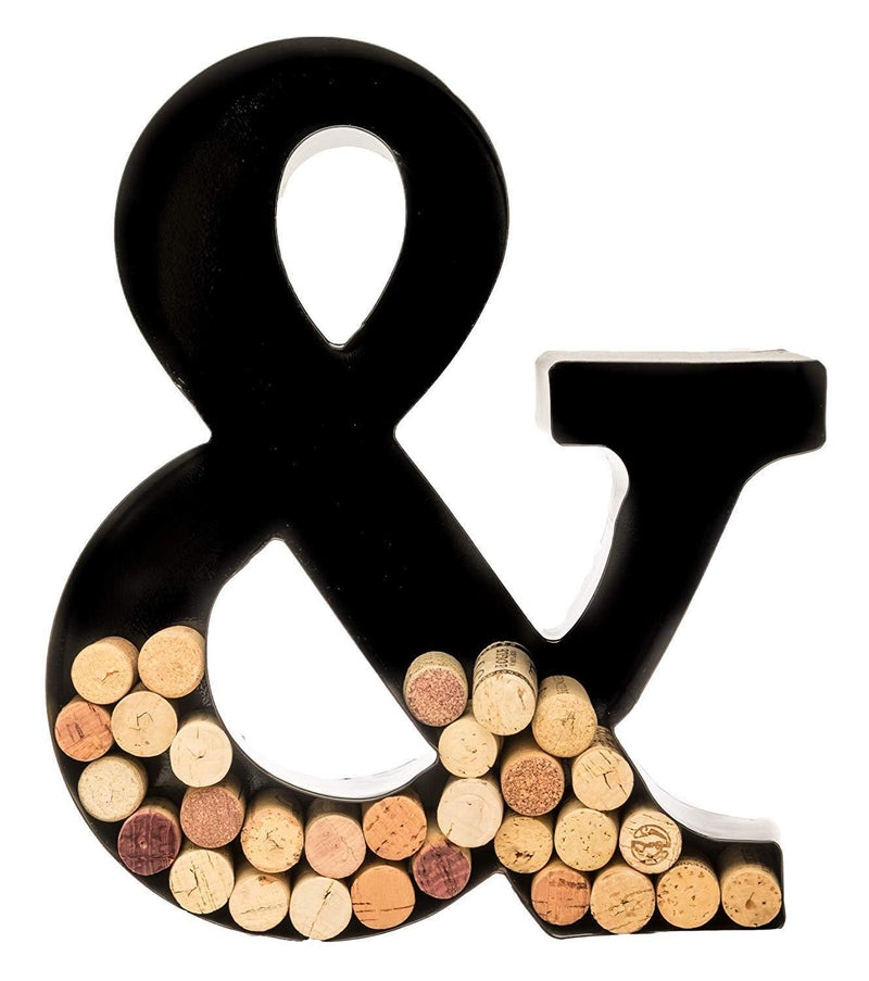 Wine Cork Holder - Metal Monogram Letter (M) by Will's