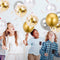 Balloons Bulk For Birthday,Gold Latex Balloons 12inches for Parties，Wedding or Christmas Decorations(50pcs) by Unihoh